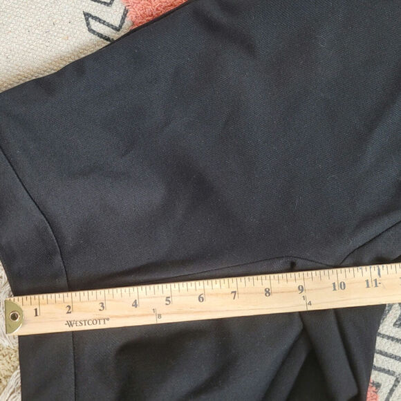 Cabi Black Ponte Knit Kingston Cropped Trouser Pants, sz 8 - Picture 16 of 16